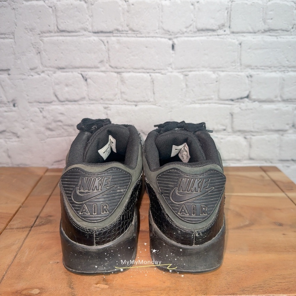 Nike Air Max Black Croc Sneakers - Picture 5 of 7